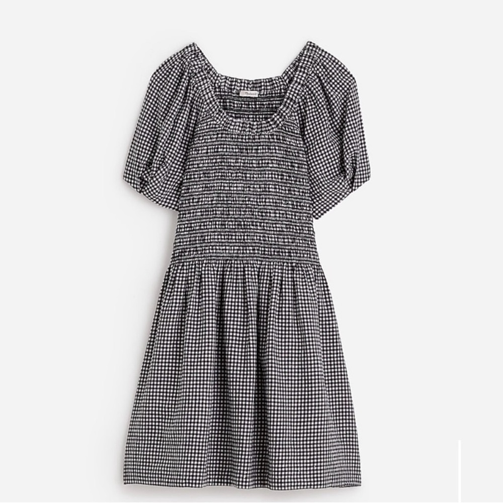 Black and White gingham Dress